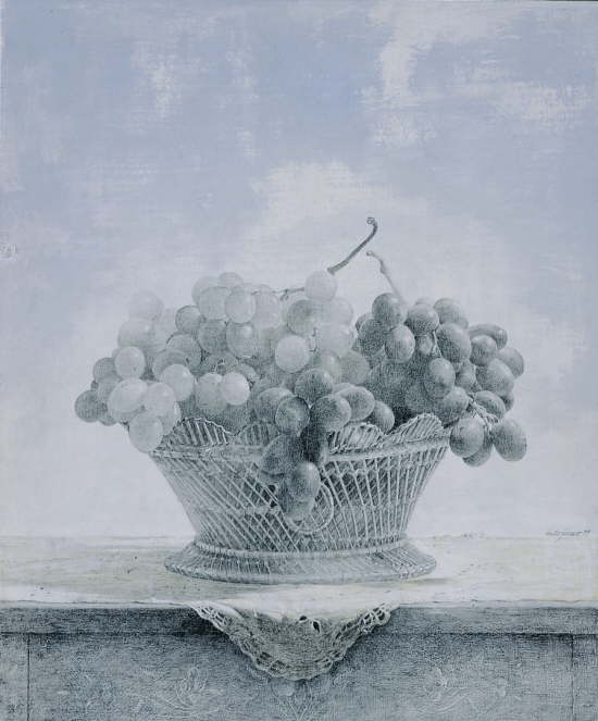 Canasta con uvas.   1999